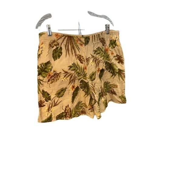 LizWear Vintage Elastic Waist Pull On 100% Cotton Shorts - Picture 1 of 8